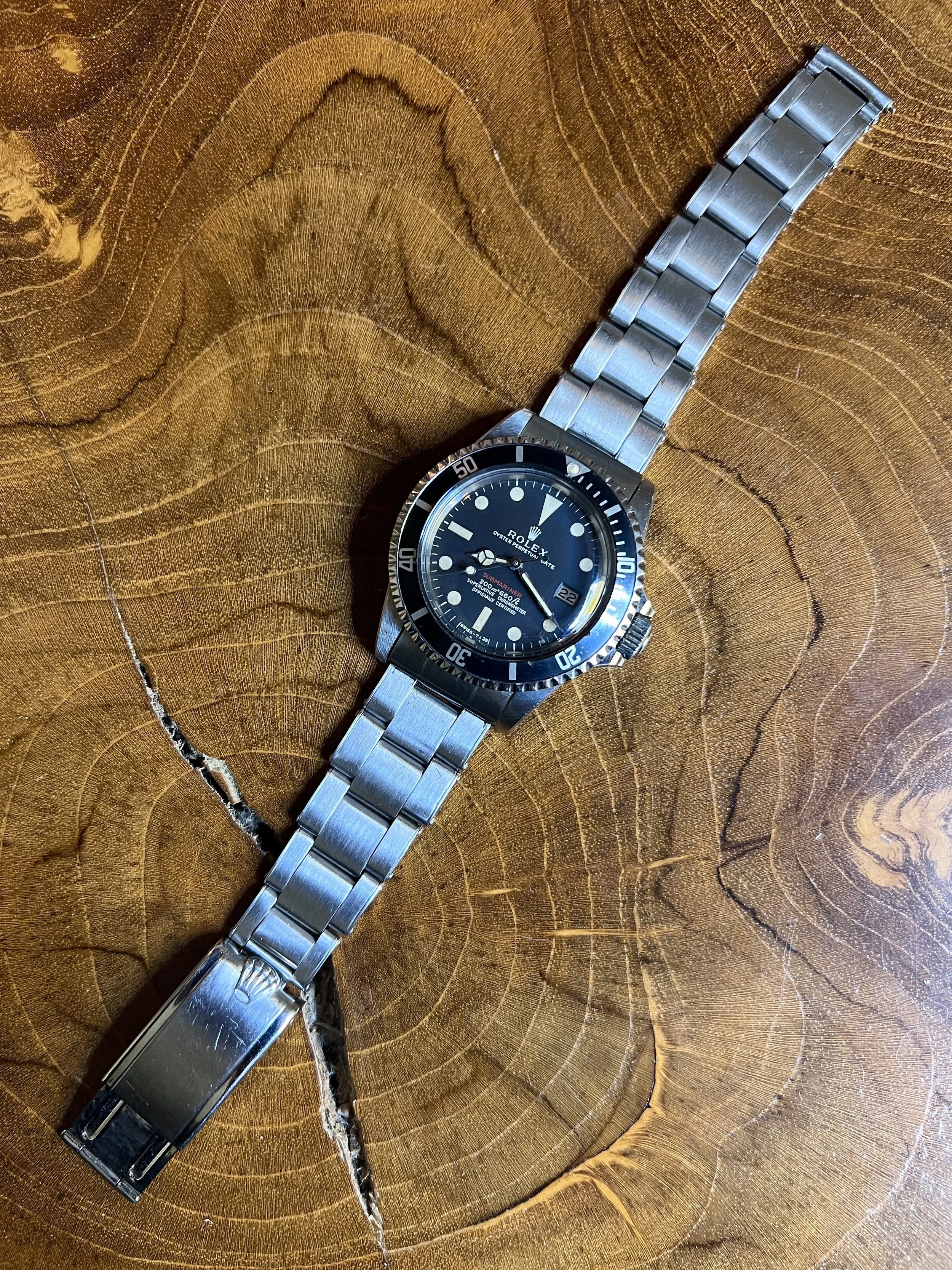 1969 Rolex Red Submariner 1680 MK1 Dial — Shiny Happy Objects